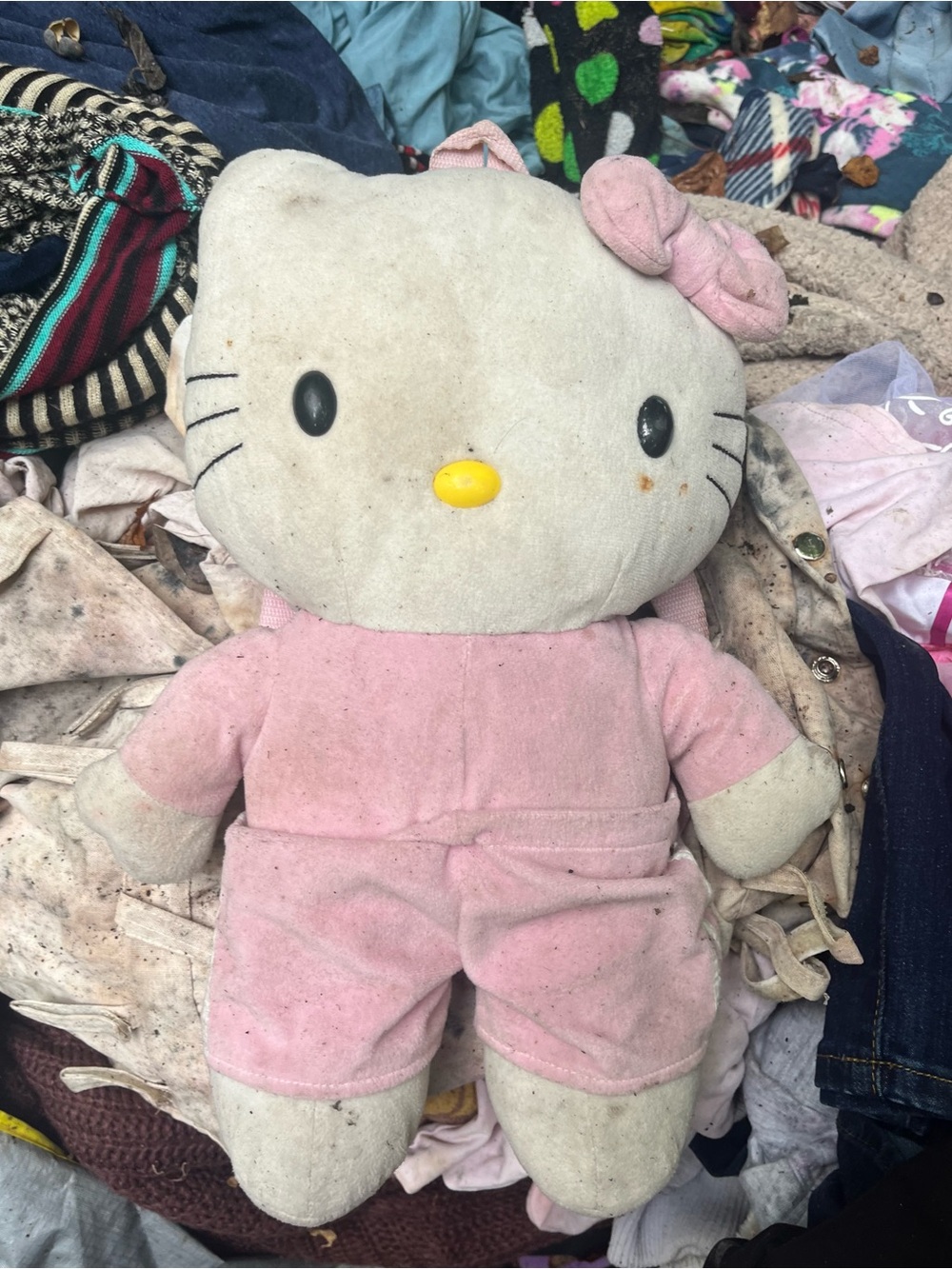 Hello Kitty Pink and Cream Plush Doll with Bow
